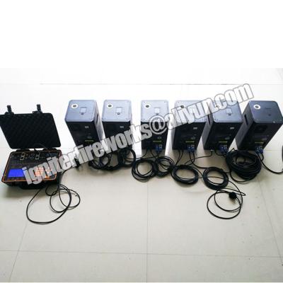 China Big 6 Units Host Control 5m Cold Sparkular Machine for sale