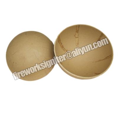 China 4inch Sphere Yellow Paper Fireworks Accessories for sale
