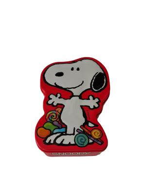 Chine Le cadeau Snoopy personnalisé de sucrerie de bidons de lucettes étame l'ODM d'OEM à vendre
