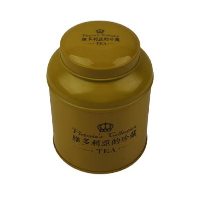 China ISO Classic Loose Leaf Tea Tin Metal Tea Canister 90*120mm for sale