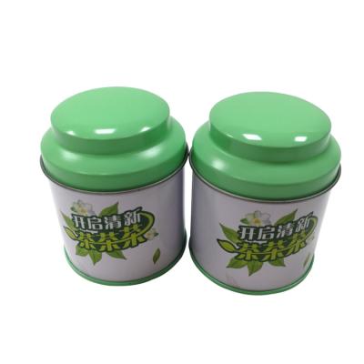 China Chinese And Japanese Tea Caddy Tin Packaging 60*75mm For Tea Gift Pack for sale