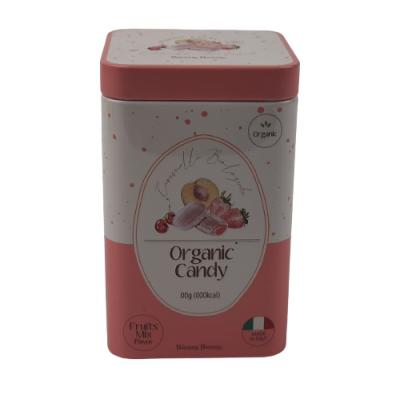 China El ODM del OEM personalizó el pequeño cuadrado Tin Box With Lid Candy Tin Packaging en venta