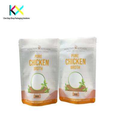 China Rotogravure Printed Custom Food Packaging Bags With Window High Barrier for sale