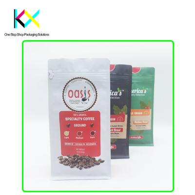 China Sacos de embalagem de grãos de café OEM Sacos de café impressos digitalmente com válvula à venda