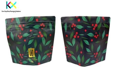 China 40G To 10KG Plastic Coffee Packaging Bags High Barrier Coffee Stand Up Pouches Hot Foil Stamping for sale