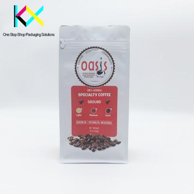 China Multiple Color Gusseted Ziplock Coffee Packaging Bags User Friendly Design for sale