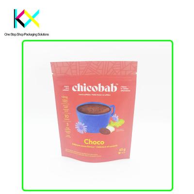 China Plastic Matte Heat Seal Packaging Bags 60g Printed Resealable Pouches for sale
