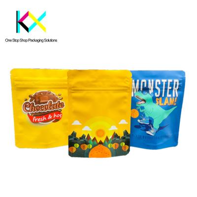 China CMYK Color Digital Printed Packaging Bags With Child Resistant Zipper Closure for sale