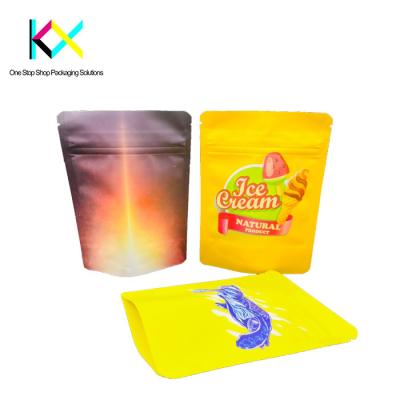 China Lightweight Matte Zipper Snack Food Packaging Bags ISO9001 Certified for sale