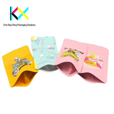 China Customized Snack Food Packaging Bags 3.5/7/14/28g Smell Proof Dolypack for sale