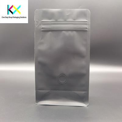 China BRC Certified Flat Bottom Packaging Bag Degassing Valve Pouch Tearproof for sale