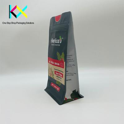 China OEM Gusseted Coffee Packaging Bags Aluminium Foil Laminated Pouches for sale