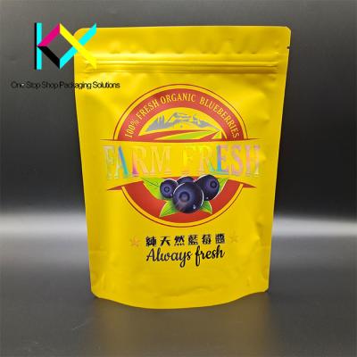 China Resealable Small Plastic Pouch Bags With Aluminum Foil And Spot UV Printed for sale