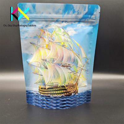 China OEM ODM Ziplock Resealable Mylar Bag Hot Stamping Eco Stand Up Pouches for sale