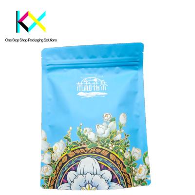 China Customizable Laminated Tea Packaging Bags Tea Plastic Pouch Digital Printed for sale