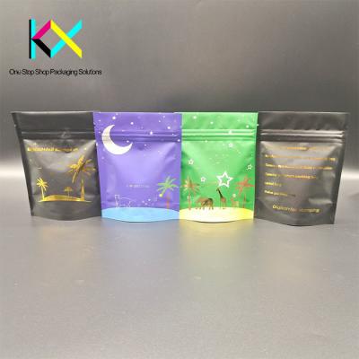 China Hot Stamping Custom Food Packaging Bags Moisture Proof Aluminium Foil Standing Pouch for sale