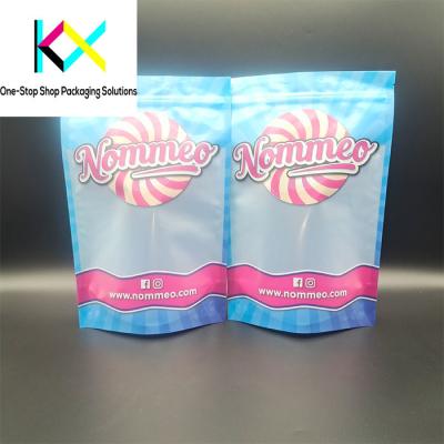 China ISO9001 Clear Window Stand Up Plastic Bags Food Packaging Doypack 130um for sale