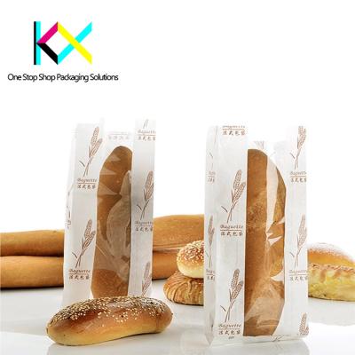 China 6 Colors 100um Eco Friendly Bakery Bags For Long French Baguette for sale