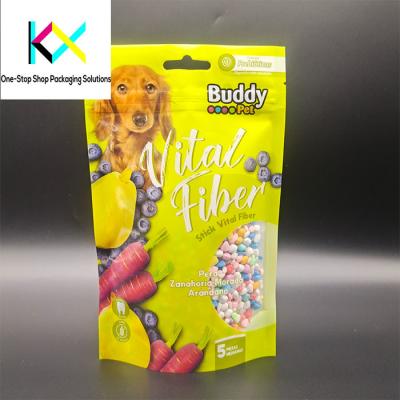 China 130um Thickness Stand up Pouch with Digital Printing for Pet Food Packaging Bags for sale