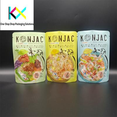 China Customizable Plastic Pouch Bags Spot UV Zip Pouch Food Packaging for sale