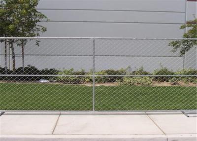 China Self Supporting Temporary Chain Link Fence , Fully Welding Temporary Security Fence Panels for sale