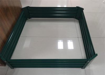 Chine OEM 1200*1200*300 a galvanisé les lits augmentés de jardin longtemps utilisant la vie pour la fleur à vendre