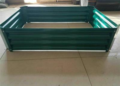 China Custom Sturdy Galvanized Raised Garden Beds Powder Coating Steel Material for sale