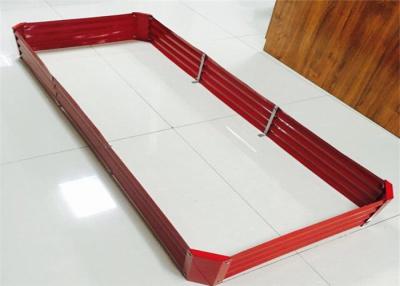 China ” camas del huerto del metal 24*72, plantador aumentado metal de la asamblea de DIY en venta