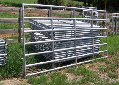China Inter Locking Galvanized Livestock Fence Panels With Caps & Foot Plates for sale
