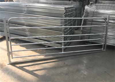 China Hot Dipped Galvanized Heavy Duty Cattle Gates , Metal Livestock Gate for sale