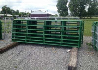 Chine La barrière de porte de ferme de Corral d'arène de stylo rond, panneaux de barrière de bétail enduits à vendre
