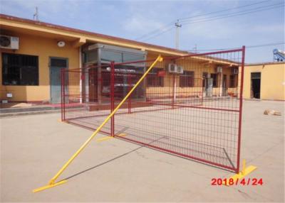 China Professional Galavznied Construction Temporary Fence Powder Coated 9ft Length for sale