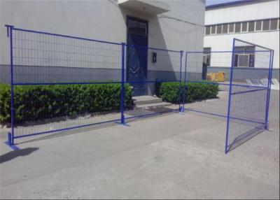 China Werbung galvanisierter vorübergehender Durchmesser des Zaun-3.5mm mit einer 6 Fuß-Breite zu verkaufen