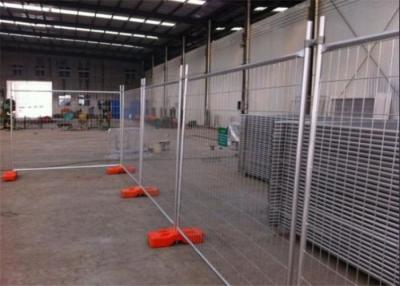 China Portable Galvanized Temporary Fence / Temporary Site Fencing Low Carbon Steel for sale