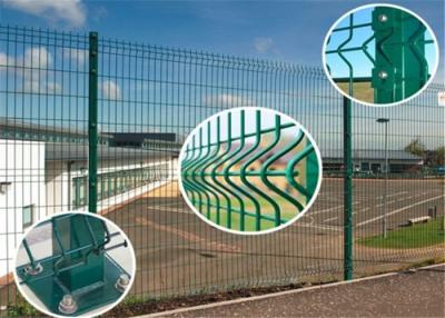 China 4 Mm - 5mm Secutiry Pvc Coated Wire Fence , Wire Net Fencing For Roadside / Industry Zone for sale