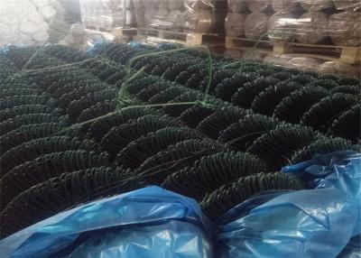 China Pvc Coated Galvanized Chain Link Mesh Fence Diamond Wire Mesh 25x25 Mm Hole Shape for sale