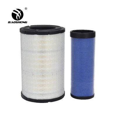 China 4286120 KS861A Excavator Air Filter Element Metal Mesh KATO HD700-5 for sale