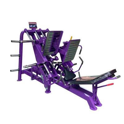 China Purple PU Leather Commercial Leg Press Machine Dual Systerm ISO9001 Certified for sale