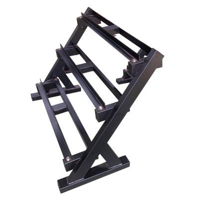 China 3 Tier Dumbbell Weight Rack Stand For Gym Weight Storage for sale