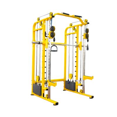 China Gym Commerciële apparatuur Smith Machine Multi Functional Trainer Met Kabel Te koop
