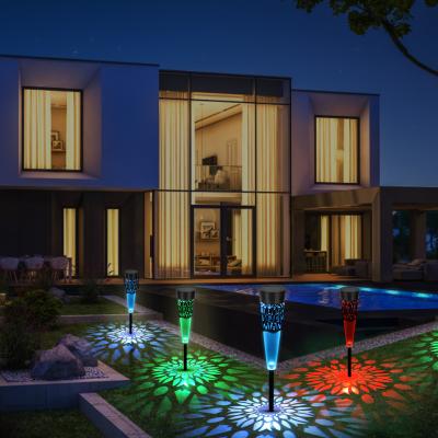Chine Lumières actionnées solaires imperméables colorées de jardin de la décoration IP65 pour l'extérieur à vendre