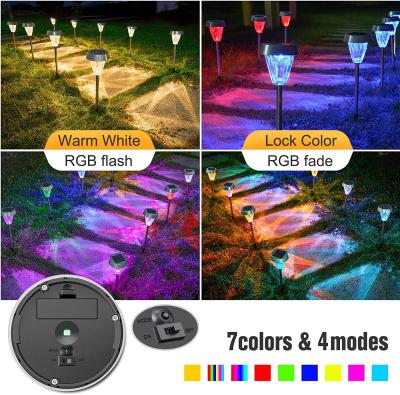 China Customized Solar Powered LED Outdoor Lights Garden Pathway Solar LED Lawn Lamp for sale
