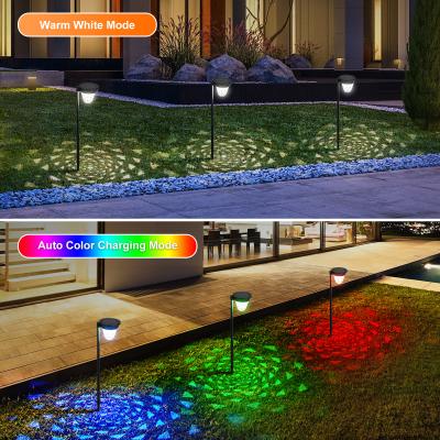 China FCC Outdoor Solar Pathway Light ABS PC Solar Powered Garden Lights for sale