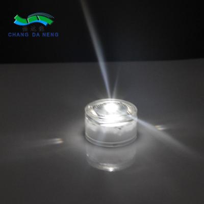 China Temper Glass Solar Powered LED Cat Eye Light 40MA Pavement Marker Flashing for sale