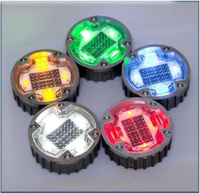 China Reflectores LED de aluminio de luz solar para carreteras con mejor visibilidad Marcadores de pavimento con luz solar en venta