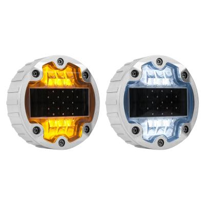 China IP68 Waterproof Solar Powered Road Studs Flash / Steady Work Mode for sale