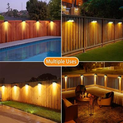 China RGB Changing Waterproof Wall Light LED Garden Light Solar Fence Dock Lamp Solar Outdoor Light for sale