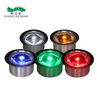 China High Bright Pavement Raised Marker Solar Powered LED Road Stud Driveway Pathway Deck Light for sale