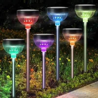 China Decorative Solar Lawn Lights Outdoor Solar Garden Lights For Path Yard Patio for sale