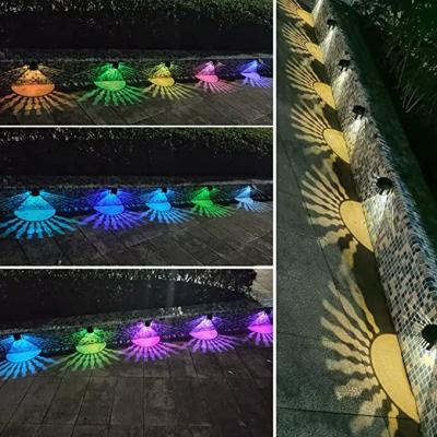 China Solar Powered  Multi-Color Changing Yard Light Lawn Landscape Lights Solar Garden Lamp for sale